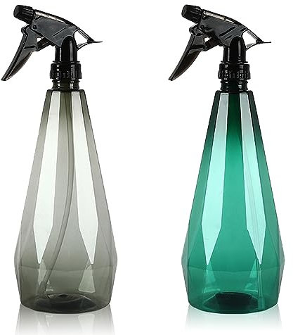 Lot de 2 flacons pulvérisateurs de 500 ml, pulvérisateurs pour plantes, pulvérisateurs de jardin, vaporisateurs en plastique, vaporisateurs en plastique, pulvérisateurs à main, arrosoir pour huiles