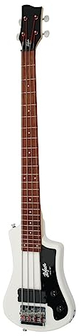 Höfner Shorty Electric Bass, Signal White