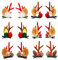 ZIOYA 12 Stück Haarspangen Weihnachten Geweih Haarnadel Hirschgeweih Rentier Geweih Haarnadeln Weihnachts Haarspangen Elchgeweih Haarclips für Kinder Haarclips haarschmuck Damen