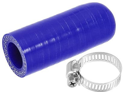QUARKZMAN 1 Ensemble 16mm ID Silicone Liquide Refroidissements Bouchon w/Pince pour Liquide Refroidissements Chauffage Bleu