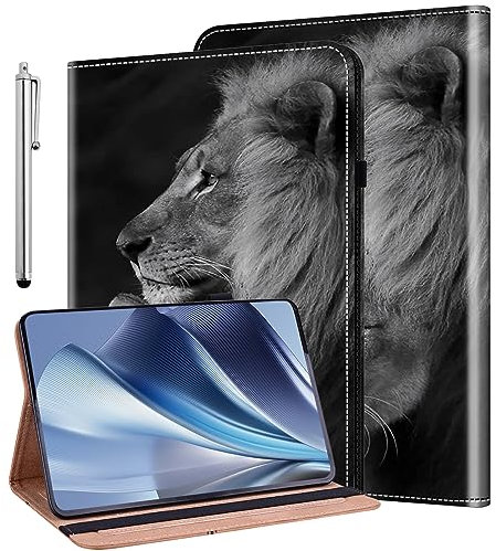 BOLELAW Custodia per Amazon Fire HD 8 2016/2017/2018 (6/7/8th Gen) 8 Custodia con portapenne, custodia in pelle PU di alta qualità, elegante custodia protettiva per tablet Amazon Fire HD 8, motivo: