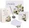Customoffi Guest Book Set, Funeral Guest Book, Includes: Guestbook with 100 Pages, 60 Memory Cards, Ball Pen+Pen Stand, Table Sign, Card Box, Celebration of Life Guest Book, Memorial Guest Book