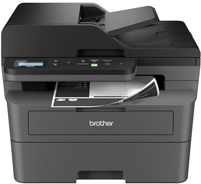 Brother DCP-L2640DW Wireless Compact Monochrome Multi-Function Laser Printer with Copy and Scan, Duplex, Mobile, Black & White | Includes Refresh Subscription Trial(1), Works with Alexa