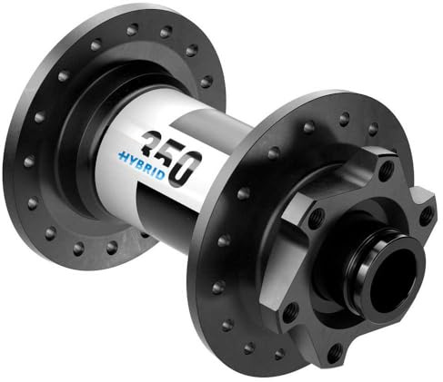 DT Swiss VR-Nabe 350 Hybrid MTB DB 110mm/15mm TA Boost, is 6-L., 36 Loch | 350 Hybrid-Vorderradnabe, 15 x 110 mm, Legierung, 6-Bolzen-Scheibe für e-MTB