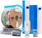 3D Printer Filament Storage Bags Vacuum Kit, Cleaning Drying Sealed 16 Bags with Two Sizes for 3D Printer Filament with Automatic Pumps/Desiccants/Humidity Indicator Cards/Clips