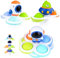 3 PCS Saugnapf Spielzeug für Kinder, Saugnapf Spinner Baby Spielzeug ab 1 Jahr, Sensorische Sensorik Spielzeug Geschenke für Jungen und Mädchen, Kleinkind Spielzeug für Badewanne Geburtstagsgeschenk