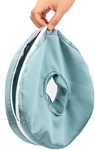 BNRendles Waschbarer Ohrpiercing-Kissenbezug, luxuriöser Satin-Ohrloch, seidiger Kissenbezug für durchbohrte Ohren, Seitenschläfer, Ohrentzündungen, Druckschmerzen, Schmerzlinderung, Unterstützung,