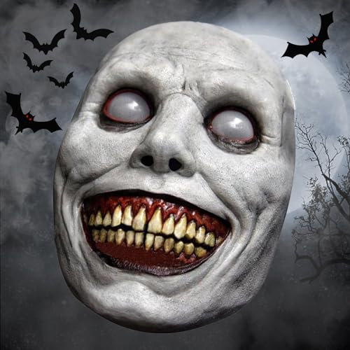 yumcute Halloween Mask Horror Mask, Scary Masks Halloween Latex Mask for Halloween Cosplay Carnival Costume Party Props