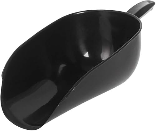 Eisschaufel aus Kunststoff, für Lebensmittel, Mehl, Süßigkeiten, Mais, Kaffee, Tiernahrung (schwarz)
