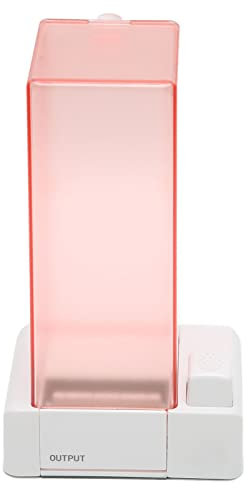 Zoeyilan Porta dischetti di cotone automatici, supporto quadrato per dischetti struccanti in cotone cosmetico, utilizzo e ritiro opzionali da appendere alla parete, design chiuso,