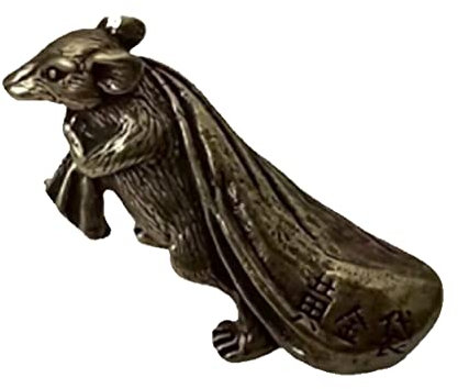 siduytin Maus Dekoration Vintage Statue Kupfer Handwerk Mäuse Tier Ornament Handwerk Dekofigur Home Wohnzimmer