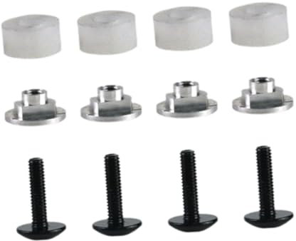 JISADER Eishockey Visier Hardware Kit, Sichere M4 Schrauben, Hockey Helm Zubehör