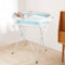 Baignoire Bebe avec Coussin, Baignoire Pliable BéBé Nouveau avec Thermometre Digital, pour Bébé De 0 à 24 Mois (Vert-D)