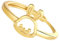 FRCOLOR Bunny Ring Verstellbarer Ring für Damen Süßer Kupferring für Mode Schmuck für Bunny Partys Geburtstage Anlässe Einzigartiges Geschenkidee
