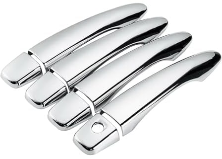 Poignée Porte Garniture Couvercle Pour Nissan Pour Qashqai Pour J11 2014 2015 2016 2017 2018 2019 8 Pièces Garniture De Poignée De Porte Chromée