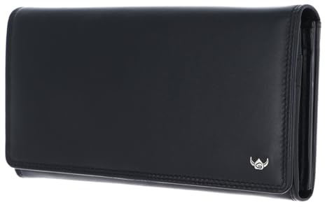 Golden Head Leder Geldbörse Polo RFID Protect Damenbörse 2802 Schwarz