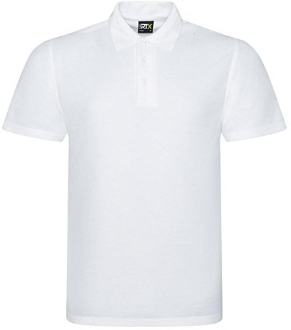 PRORTX Mens Pro Pique Polo Shirt (6XL) (White)