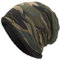 EROSPA® Winter-Mütze Beanie - Herren Damen Unisex Cape - Camouflage Army Grün
