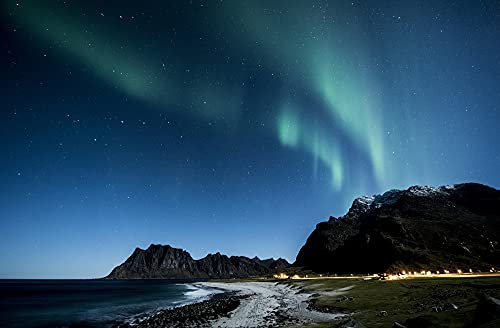 HANSEPUZZLE 73949 - Aurora Borealis Puzzle 500 Teile | Natur Puzzle mit hochwertiger Puzzle Aufbewahrung: Kartonbox und wiederverschließbarem Beutel | Puzzle-Maße: 46 x 30 cm