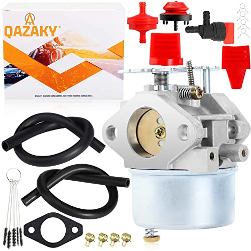 QAZAKY 640169 Vergaser für Tecumseh OH318SA OHSK80 OHSK90 OHSK100 OHSK110 OH318 Schneefräse Toro 38079 38542 38546 38547 38558 38559 38560 38650 38651 38652 Sears Craftsman Ariens Schneekönig 11,5 PS