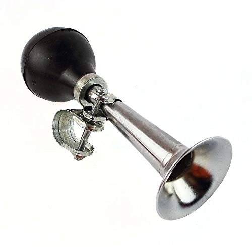 Fahrradglocke Glocke Fahrradklingel Fahrradhupe Hupe (Metall1-silber)