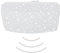 Telefunken - LED Deckenleuchte Deckenlampe mit Sternenhimmel Effekt, inkl. Bewegungsmelder, Tageslichtsensor, 12W, 270x270x76mm (LxBxH)
