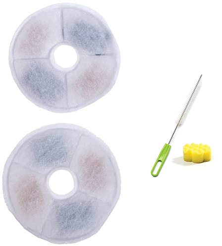 Catit 43745 Triple Action Filter 2er-Set & 44020 Reinigungsset Für Trinkbrunnen