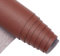 BENECREAT 33x140cm Brown Faux PU Leder Stoffbahn Litchi Stoff Leinwand zurück für Tasche, Hut, Schmuck, Haar Basteln, Nähen und Dekorationen