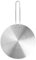 Adattatore Induzione, 20cm/22cm/24cm Piastra per Induzione Adattatore in Acciaio Inossidabile, Piastra di Diffusione di Calore con Manico Separabili (24cm/9,4'')
