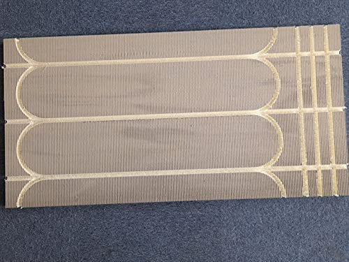 20mm Overlay Water Underfloor Heating XPS Grooved Cement Coated Panel for 16/15mm Underfloor Heating Pipe 150mm Spacing (Min Order 50 Boards)