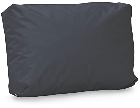 Spatium Jumbo XXL Palettenkissen Set abnehmbar Bezug wasserdicht gesteppt Palettenpolster Palettenauflage Palettensofa (Anthrazit, Kurzes Rückenkissen 60x40x20)