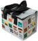 Puckator Bolsa de Almuerzo con diseño de Caras de Minecraft Hecha de Botellas de plástico recicladas, Bolsa de Almuerzo aislada para Mujeres, Hombres, niños, Bolsa de Almuerzo para el Trabajo y la