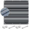 ZQXFZ Balkonverkleidung 2x2.2M. Oxford-Stoff，Kordel + Kabelbinder. Uv-Filter, Staubdicht gelten Windschutz Balkon Preisleistung Robustheit von Balkon Sichtschutz Ohne Bohren