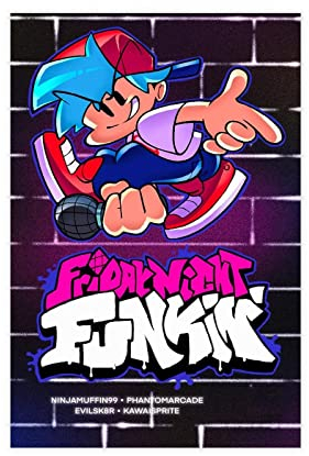 Leinwand-Poster Friday Night Funkin' 5, Schlafzimmer, Dekoration, Sport, Landschaft, Büro, Raumdekoration, Geschenk, ohne Rahmen, 20 x 30 cm