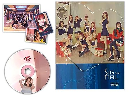 TWICE - 4th Mini Album [SIGNAL] (C Ver.) CD + Photobook + Photocard + Special Photocard + Photo + 2 Pin Button Badges