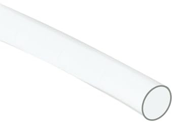 sourcing map Clear PVC Tube Wire Harness Tubing, 1/4-inch(6mm) ID 23ft Sleeve for Wire Sheathing Wire Protection