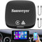 sunweyer Adaptador inalámbrico CarPlay y Android Auto con Netflix y YouTube integrados, instala aplicaciones libremente, caja mágica ai de 2 + 32 GB, soporta actualizaciones en línea/tarjeta TF