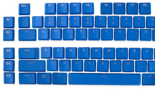 Vollständiger Satz Tastaturtasten Kompatibel für Logitech G813/G815/G913/G915 TKL Tastatur (blau)