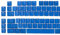 Full Set of Keyboard Keys Compatible for Logitech G813/G815/G913/G915 TKL Keyboard (Blue)