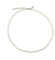 UNSHINEBAR Echte Perlenkette für Herren und Damen aus 316L Edelstahl und Seashell Perlen - Verstellbare Unisex Streetwear Perlenkette (45)
