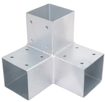 HOLZVERBINDER HEB-22 ECKMODELL FÜR DREI 90x90 MM BALKEN - PFOSTENECKE - PFOSTENSCHUH - PFOSTENVERBINDER