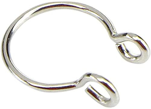 Faux nez anneau Titane acier faux Piercing bijoux unisexe pour lèvre Septum anneau faux nez anneau cerceau La mode est traitée