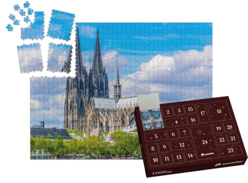 puzzleYOU: Puzzle-Adventskalender | „Prachtvoller Dom in Köln, Deutschland“ – aus der Puzzle-Kollektion Kirchen, Kölner Dom