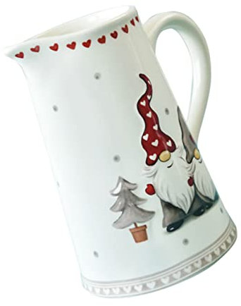 FUNOMOCYA 1Pc Bottiglia Di Acqua Fredda Brocca Di Acqua Bollitore Per L'Acqua Di Natale Decorazioni Per L'Albero Di Natale Bere Brocche Decorativo Brocca Di Natale Succo Di Brocca Tè Freddo