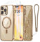 Meifigno Case Designed for iPhone 16 Pro Max, [Compatible with MagSafe] [2X Screen Protectors] [Glitter Card & Wrist Strap] Full Camera Protection Designed for iPhone 16 Pro Max Case, Desert Titanium