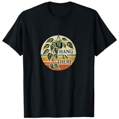 Appendere in là Pothos Pianta D'appartamento Illustrazione Maglietta