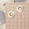 KP Home Tischdecke Abwaschbar, Pflegeleicht Rechteckig Abwischbare PVC Tischdecke 200x137cm, Wetterfeste Esstischdecke für Innen- & Außenbereich, Wachstuchtischdecke Wischfest Goldene Medaillon Spitze