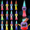 YOUYIKE 12 Stück LED Feder Leucht Springendes Spielzeug, 9cm LED Leuchtspielzeug Kinder, jumping spielzeug led, Spielzeug Emotions Puppen für 3-15 Jährige Mädchen und Jungen