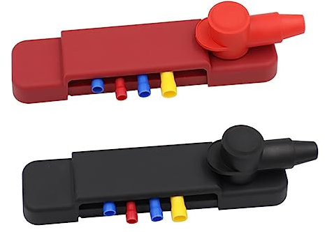 HOMSFOU 1 Satz 12-Fach Sammelschiene konkura LKW Cars Automotive schiffchen kfz Klemmleiste Sammelschienen elektrische Sammelschiene Batterieklemmen-Verteilerblock Stromverteilerblock Abs