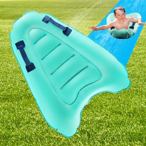 Suonncudst Aufblasbares Rasen-Wasserrutsch-Bodyboard für Wasserrutschen, Sommerrutschen, Bodyboard, Spielzeug für Hinterhof, Outdoor-Party
